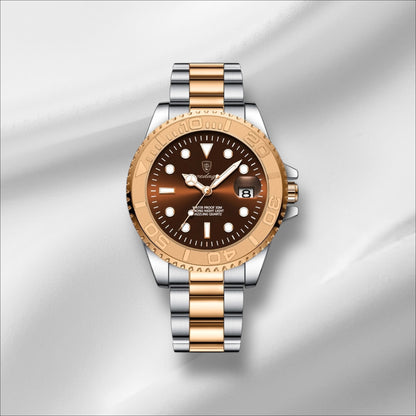 Montre Homme Luxe POEDAGAR – Acier Inoxydable