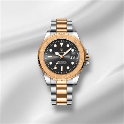 Montre Homme Luxe POEDAGAR – Acier Inoxydable