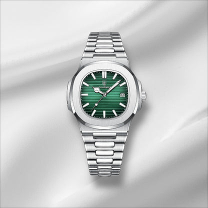 Montre Homme POEDAGAR Quartz Étanche Lumin. Acier Inox