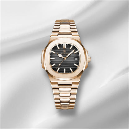 Montre Homme POEDAGAR Quartz Étanche Lumin. Acier Inox