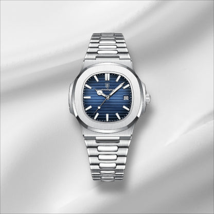 Montre Homme POEDAGAR Quartz Étanche Lumin. Acier Inox