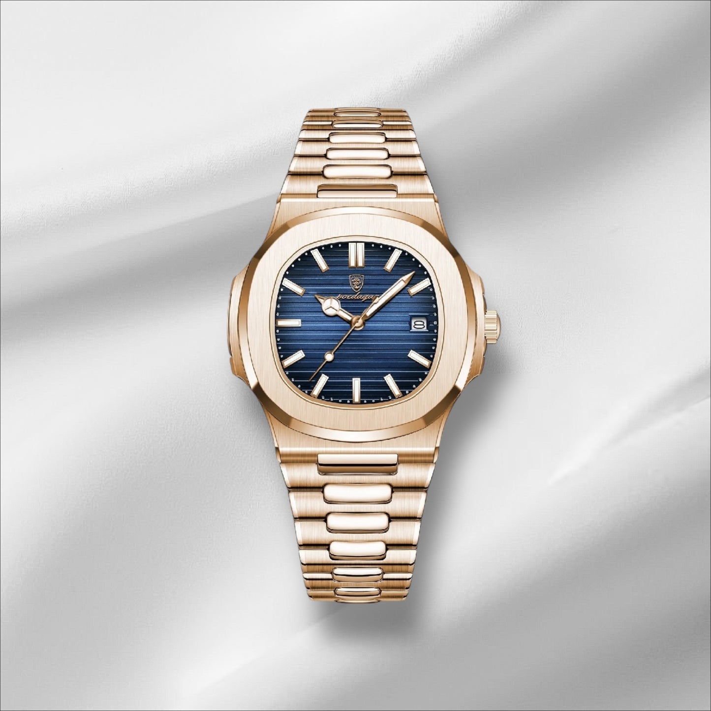 Montre Homme POEDAGAR Quartz Étanche Lumin. Acier Inox