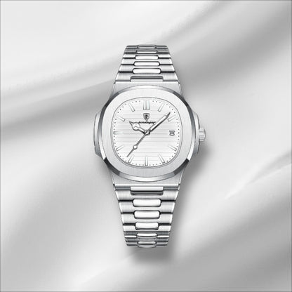 Montre Homme POEDAGAR Quartz Étanche Lumin. Acier Inox