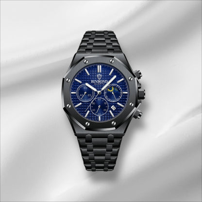 Montre Homme Luxe Chronographe – Acier Inoxydable