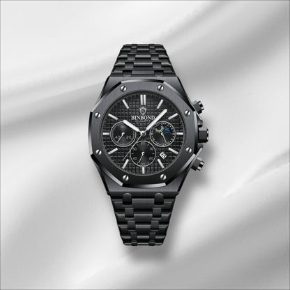 Montre Homme Luxe Chronographe – Acier Inoxydable